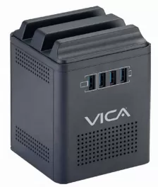 Regulador Vica Connect 800 Entrada 94 - 150 V, 4 Salidas Ac, Negro